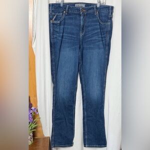 Ariat Men’s Rebar Perfect Rise Straight Leg Blue Jeans Size 36x34